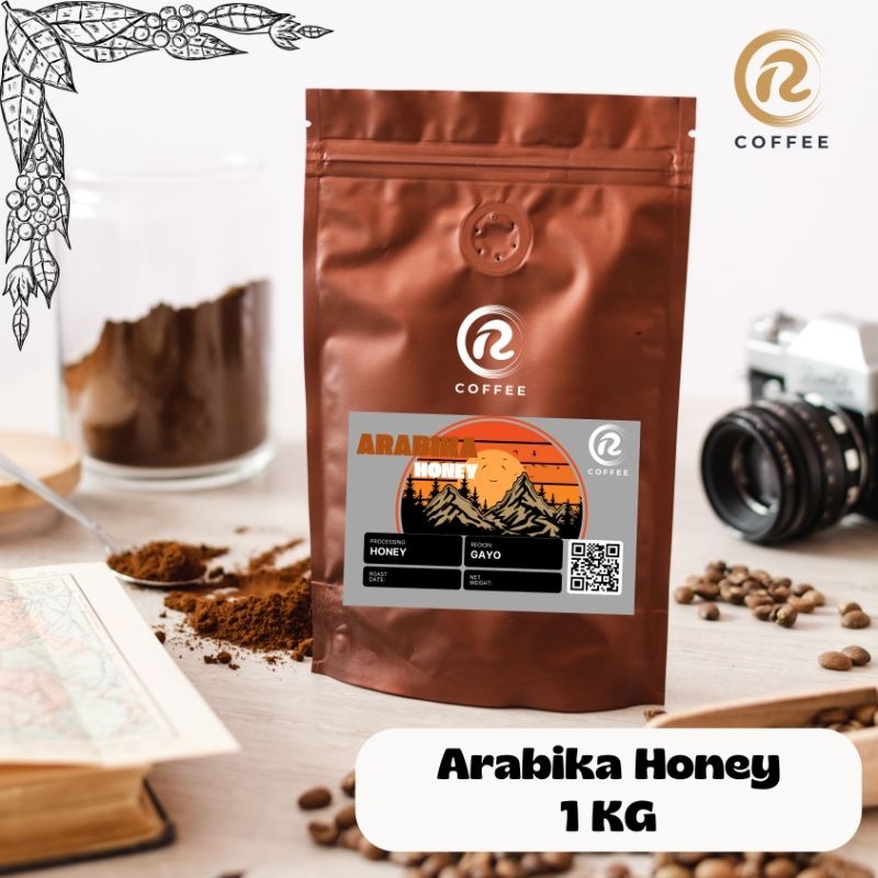 

Kopi Arabika Gayo Honey 1 KG, Roasted Bean/Bubuk Kopi