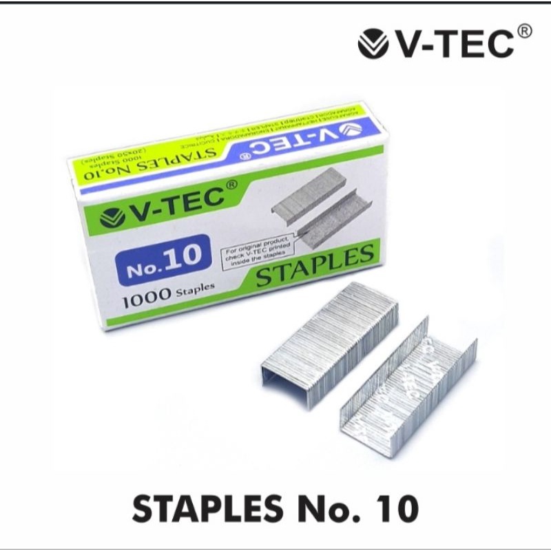 

Tokotab - Isi Stapler Staples V-TECH Kecil No 10