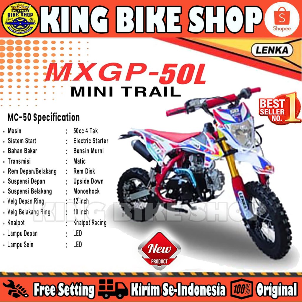 Mini Trail Lenka MXGP 50L 50cc 4 tak