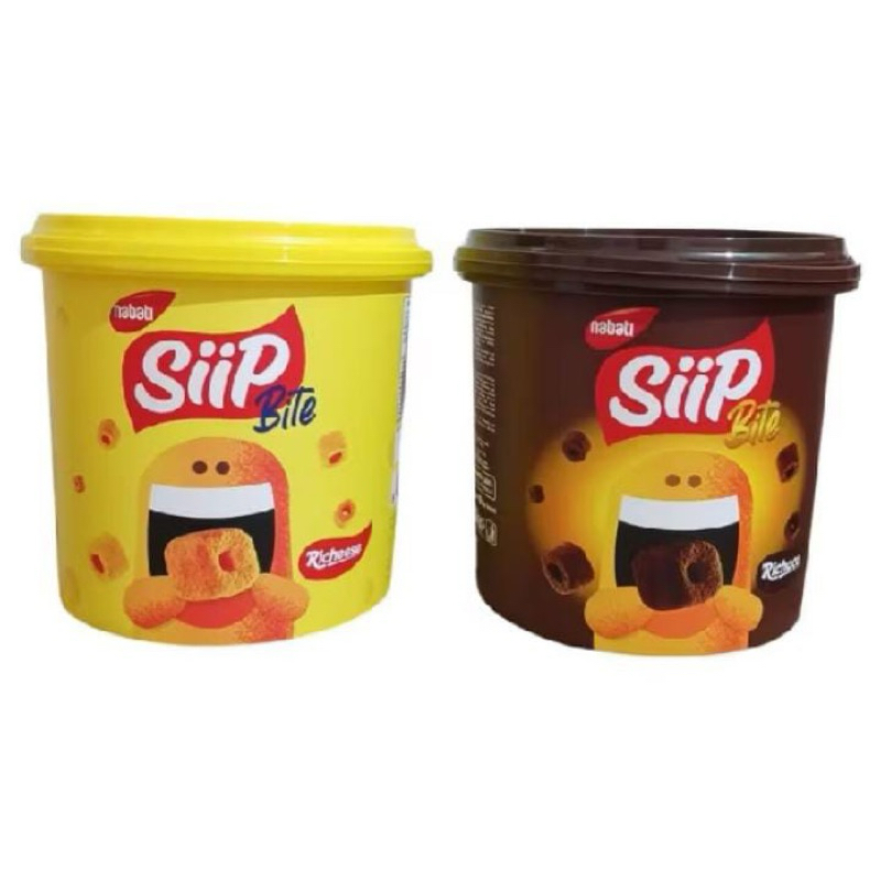 

Nabati Siip Bite Richoco 100gr Toples Rasa Coklat Keju Wafer Snack