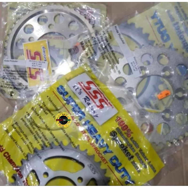 gear belakang sss 415 honda cb 150r lobang 6