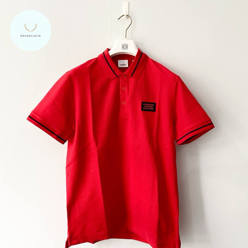 Burberry Polo Shirt in Red