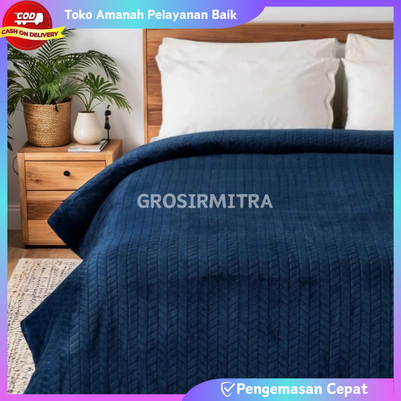 Selimut Dewasa Unisex Selimut Anak Bahan Bulu Halus Lembut Nyaman Selimut Hotel Ukuran Single Ukuran