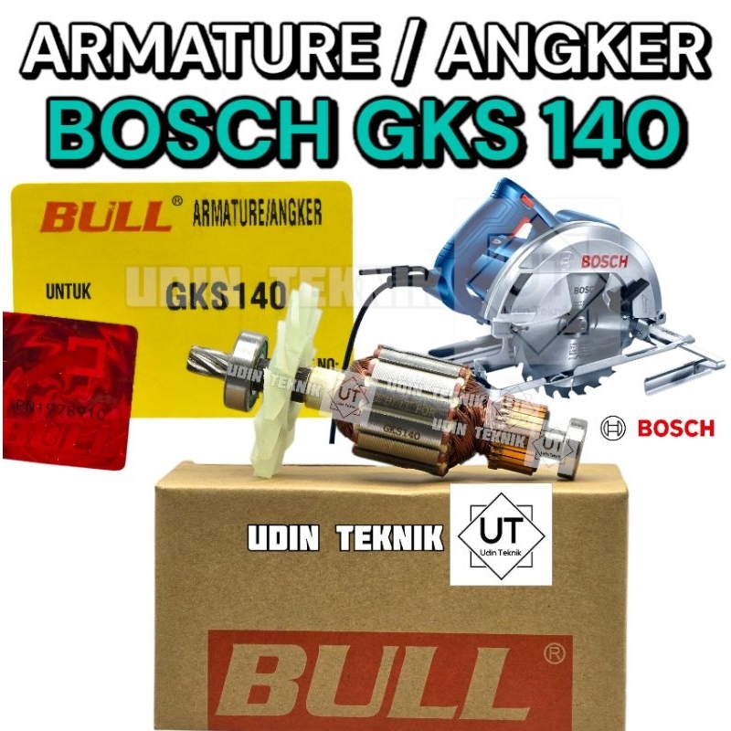 ARMATURE BOSCH GKS 140 ANGKER MESIN CIRCULAR SAW 7" BOSCH GKS140 BULL