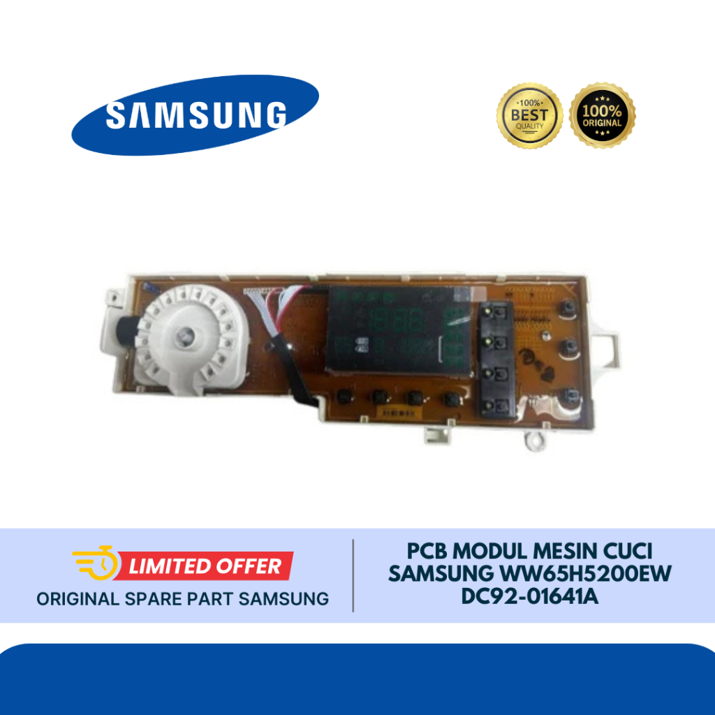 PCB MODUL MESIN CUCI SAMSUNG WW65h5200EW ORIGINAL DC92-01641A