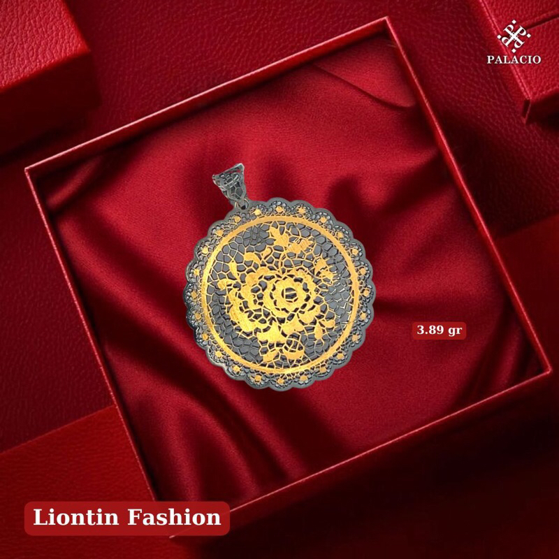 Liontin Italy Rosegold 17k