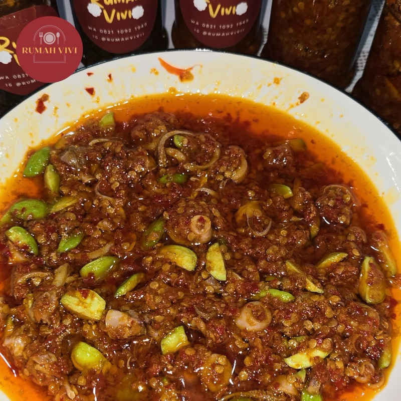 

SAMBAL CUMI PETE PEDAS TANPA PENGAWET