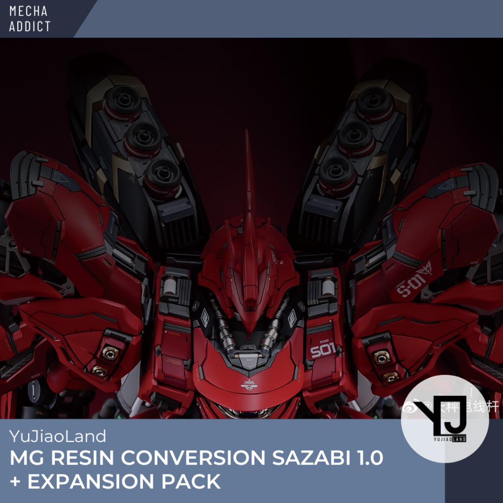 MG SAZABI 1.0 RESIN CONVERSION DRESS KIT YJL Yujiao Land