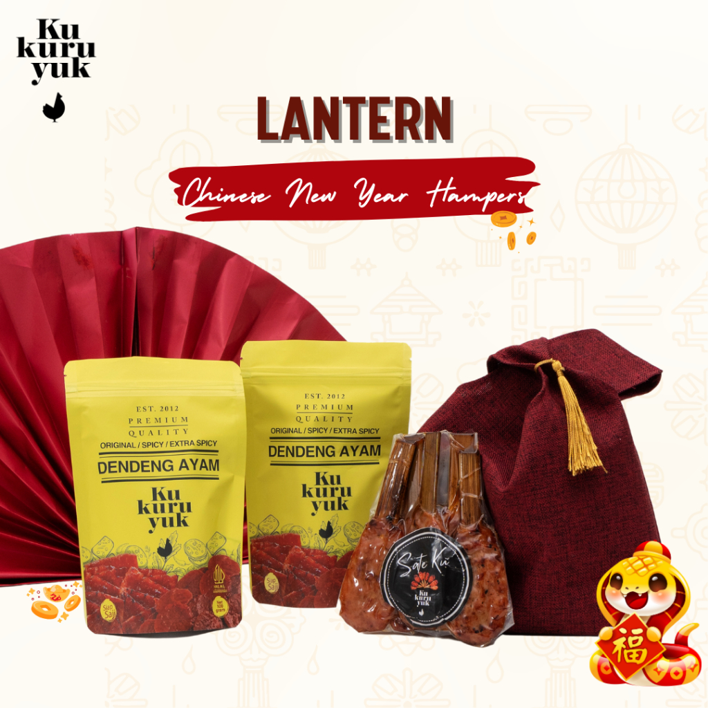 

Lantern Hampers - Hampers Imlek - Dendeng Kukuruyuk - Hadiah Parcel CNY