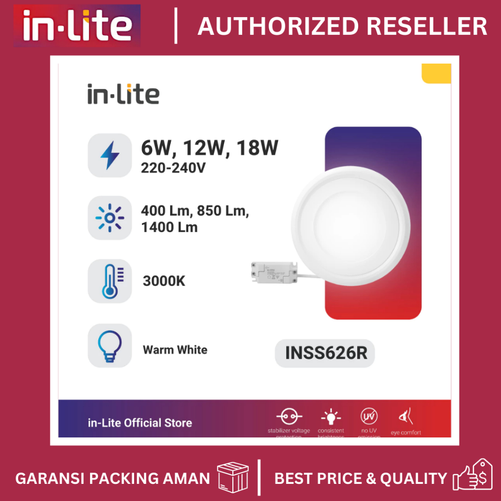 DOWNLIGHT OUTBOW / DOWNLIGHT TIMBUL / LAMPU DOWNLIGHT TEMPEL / LAMPU PLAFON TEMPEL / DOWNLIGHT LED T