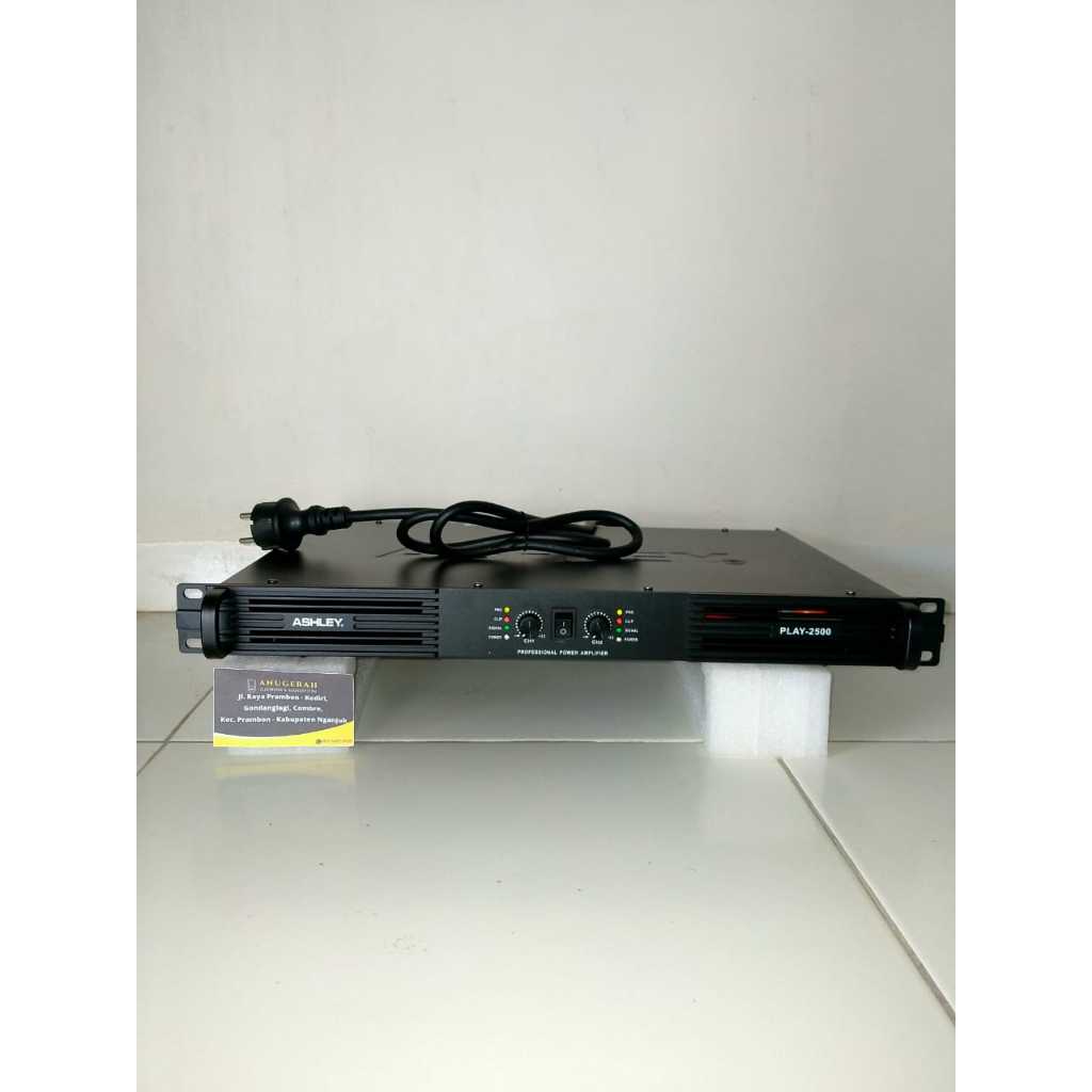 POWER AMPLI ASHLEY PLAY2500 / PLAY 2500