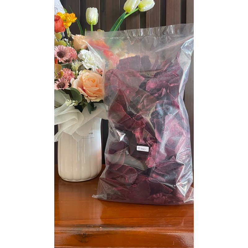 

Camilan Keripik Ubi Ungu kemasan 300gr