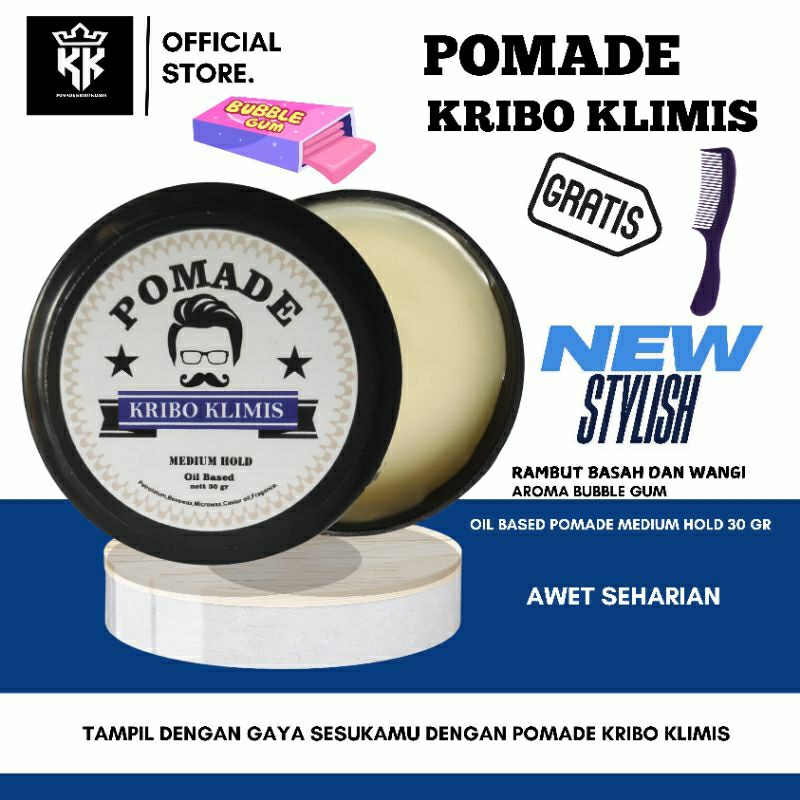 Kribo Klimis - Pomade Oil Based