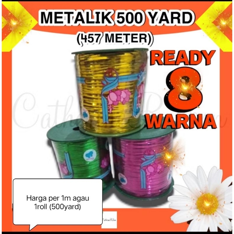 

kawat hias metalik, kawat sovenir permeter dan 500yard
