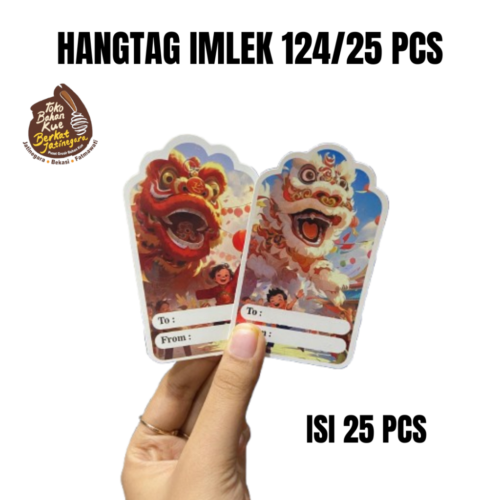 

HANGTAG IMLEK 124 / HANGTAG HAMPERS IMLEK ISI 25 PCS / HANGTAG IMLEK LUCU