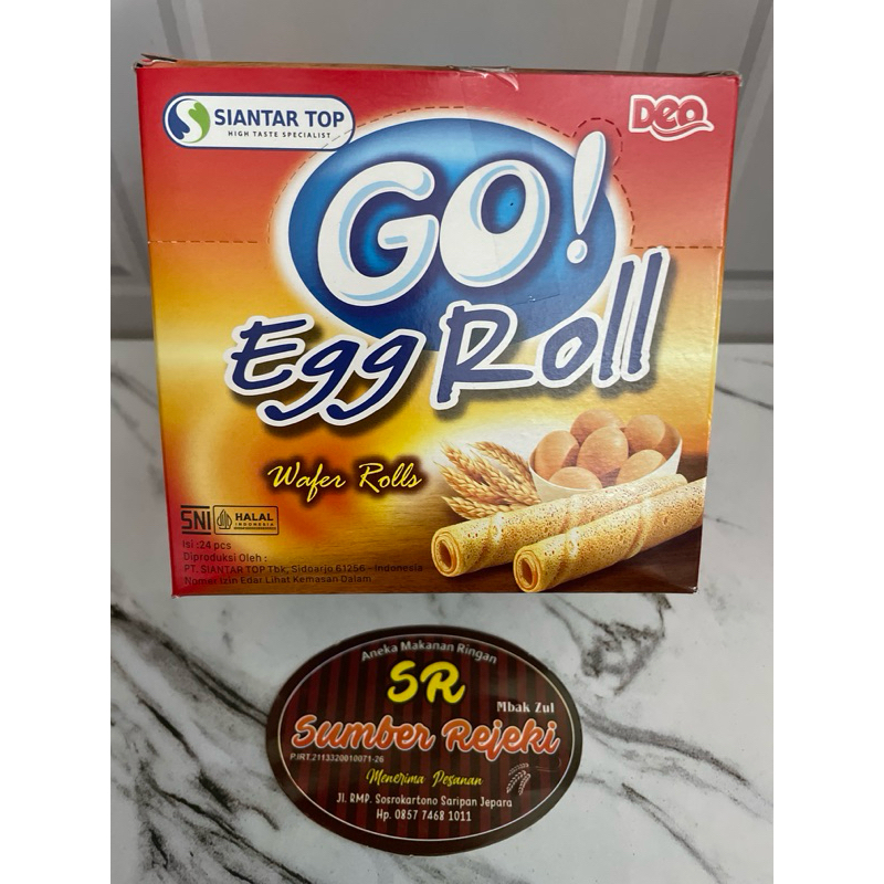 

GO EGG ROLL WAFER ROLLS ISI 24 pcs