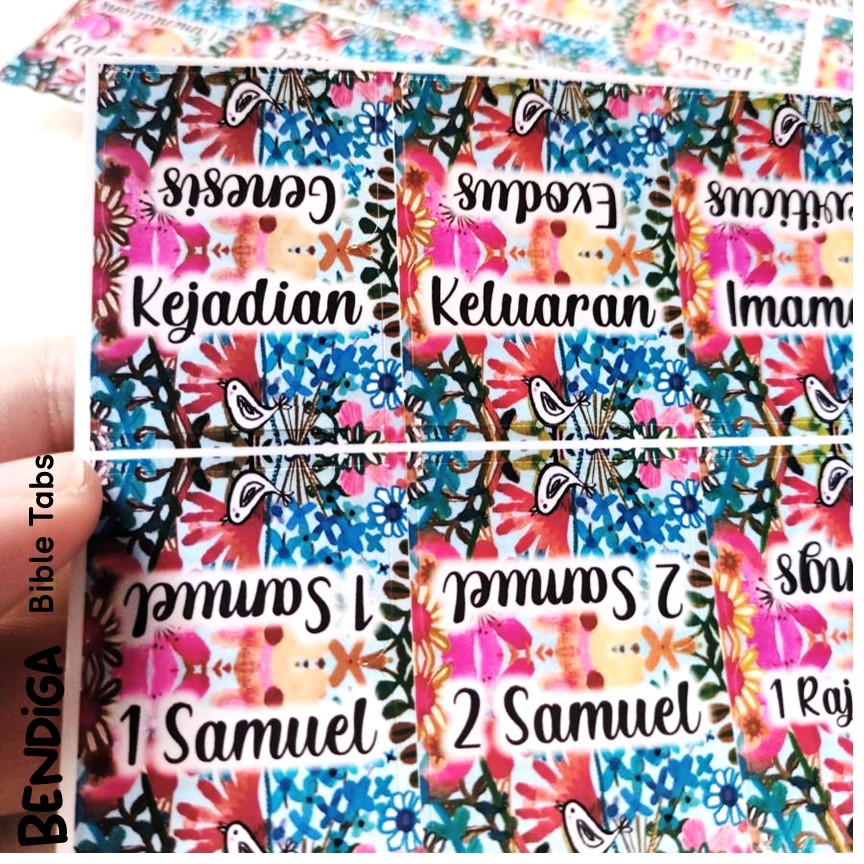 

WILDLIFE - Stiker Index Alkitab Dua Bahasa TB Ukuran Kecil Holy Bible New International Version (NIV) - Ukuran Kecil