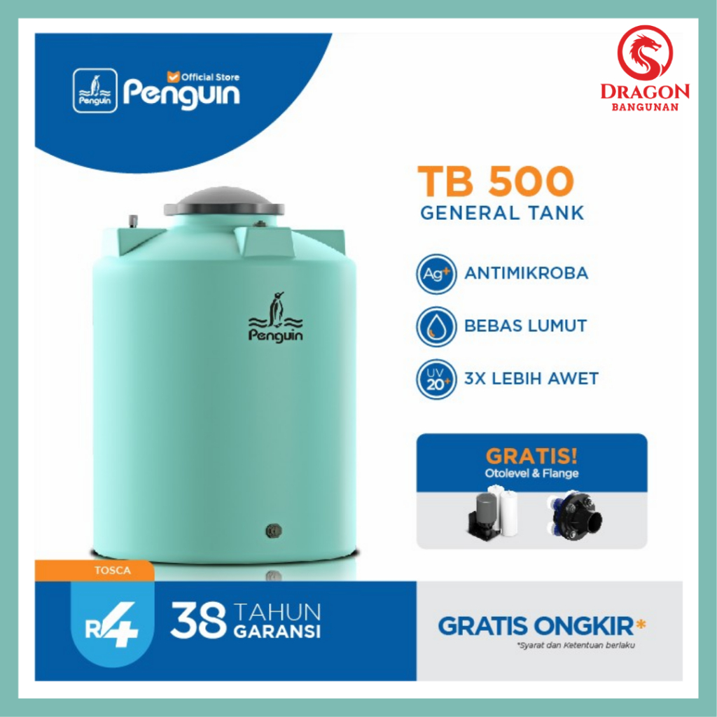 Penguin Tangki | Toren | Tandon Air TB 500 5000 liter. - Tosca