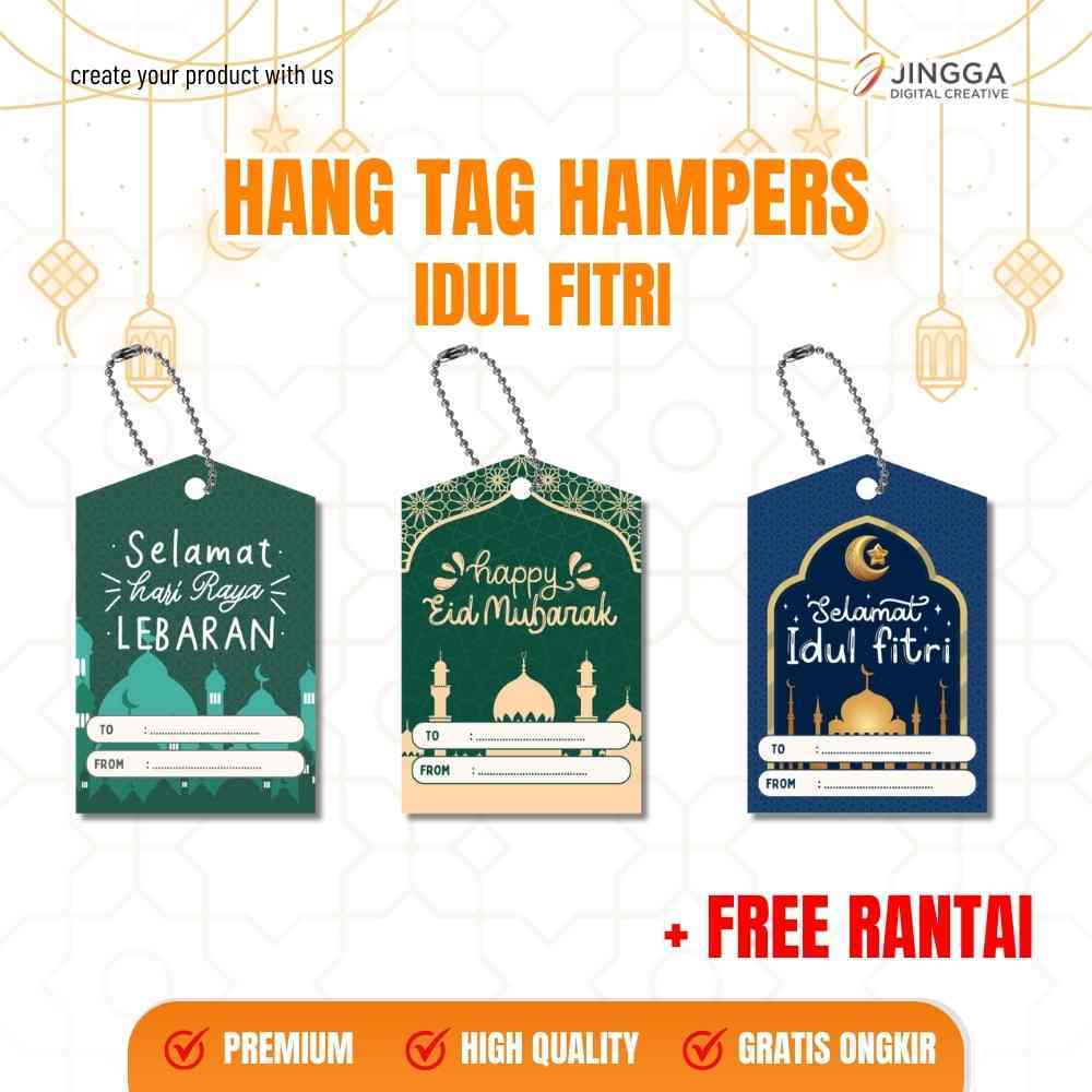 [ 25 PCS] Tag Idul Fitri | Tag hampers lebaran | hang tag Lebaran| Tag Ucapan Lebaran | Tag Kado Leb