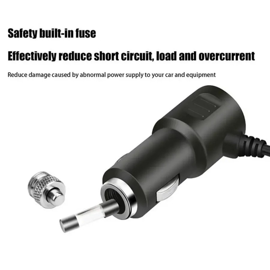 Socket Lighter Mobil Extension 120W USB C Fast Charger QC3.0 Splitter Lighter