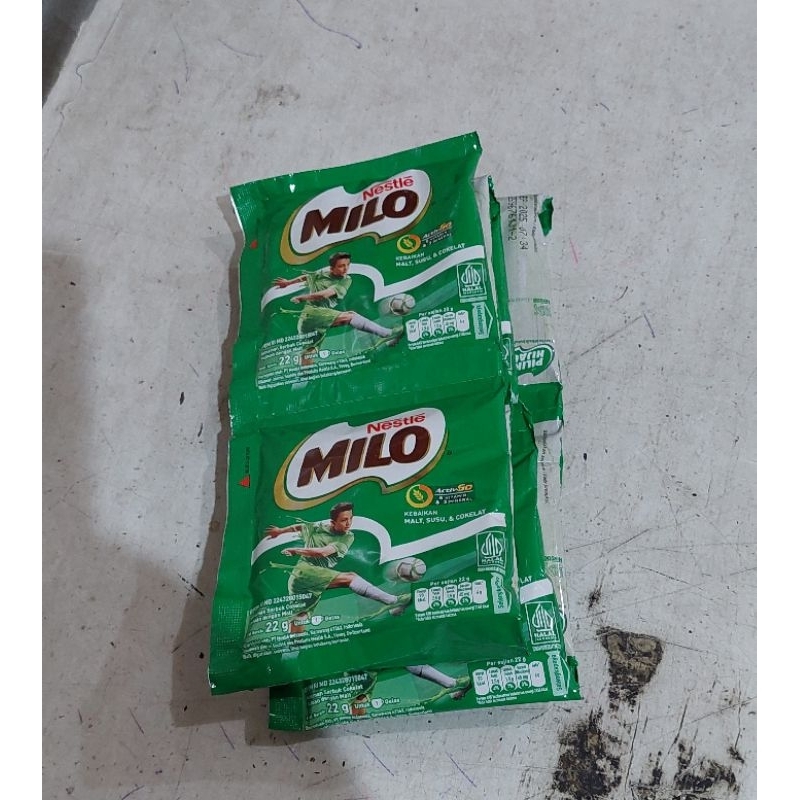 

Milo Nestle Susu Cokelat 20gr Renceng isi 10 sachet