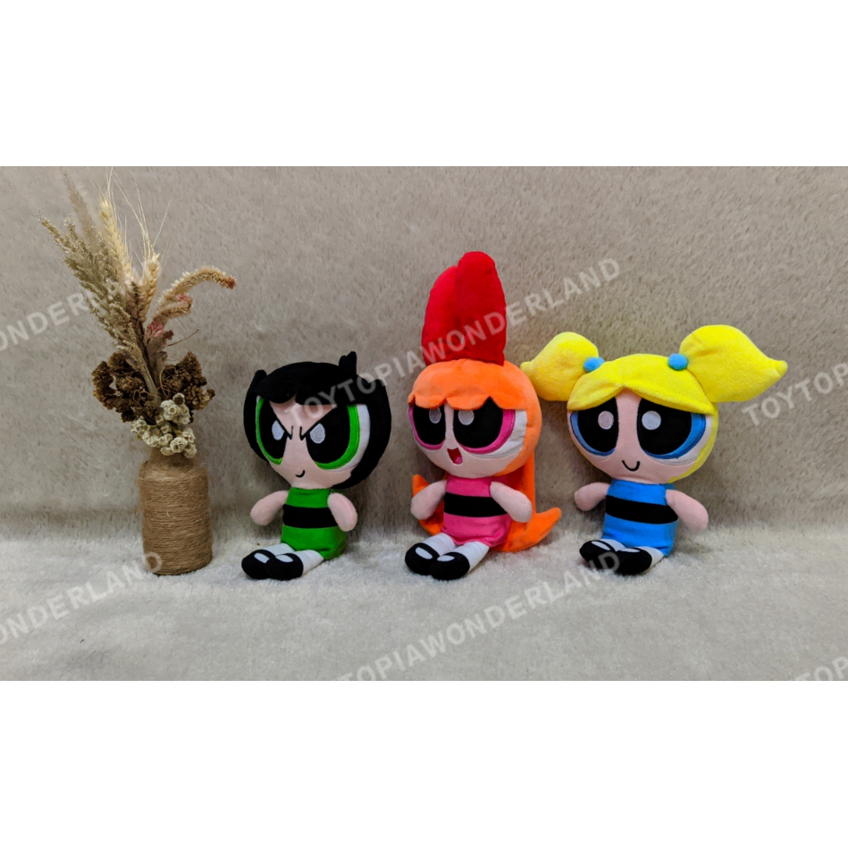 TTW Boneka Powerpull Girls Friends Boneka Toys Plush Doll Boneka Karakter PPG