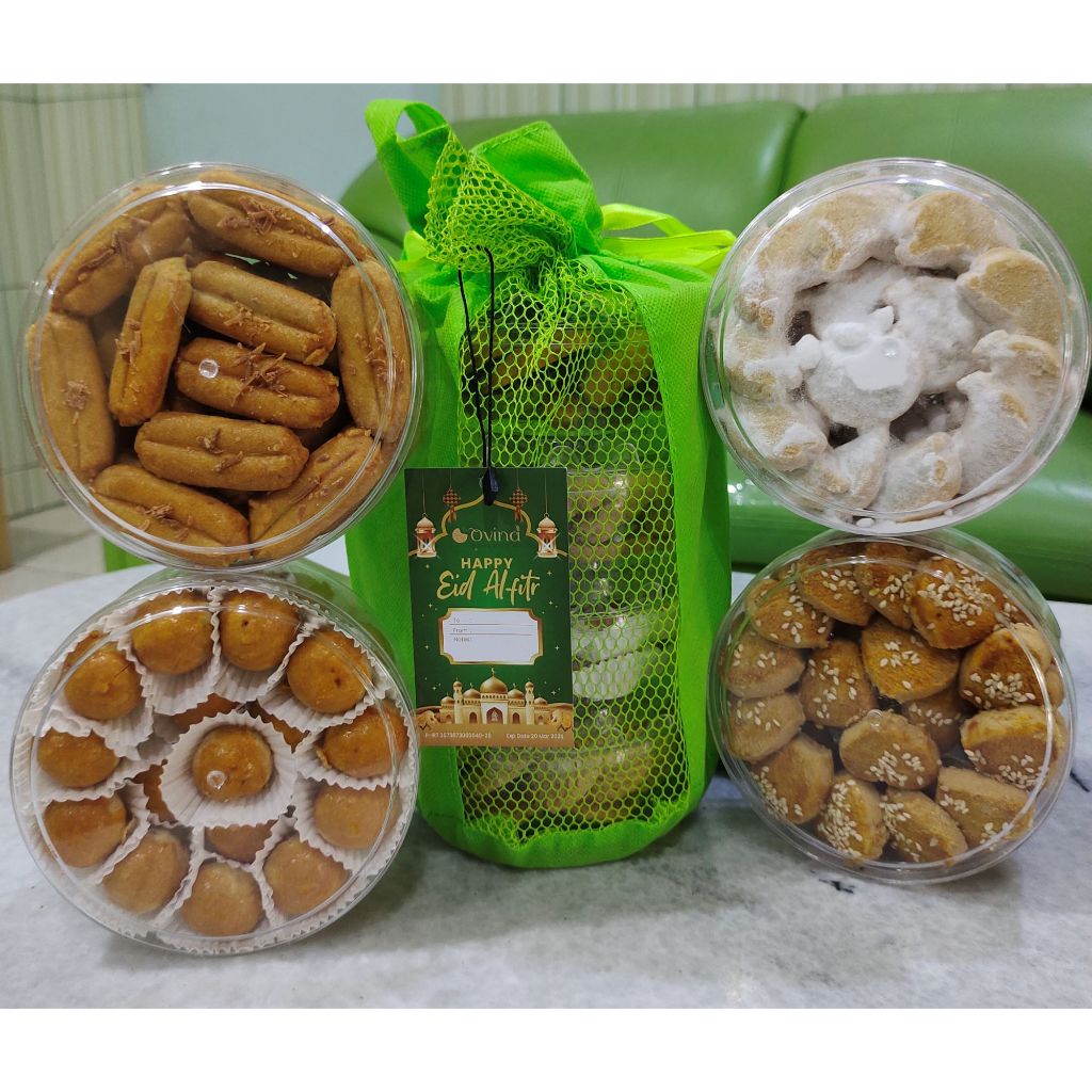 

PAKET KUE LEBARAN/HAMPERS/KUE KERING/OVINA ALONA SERIES