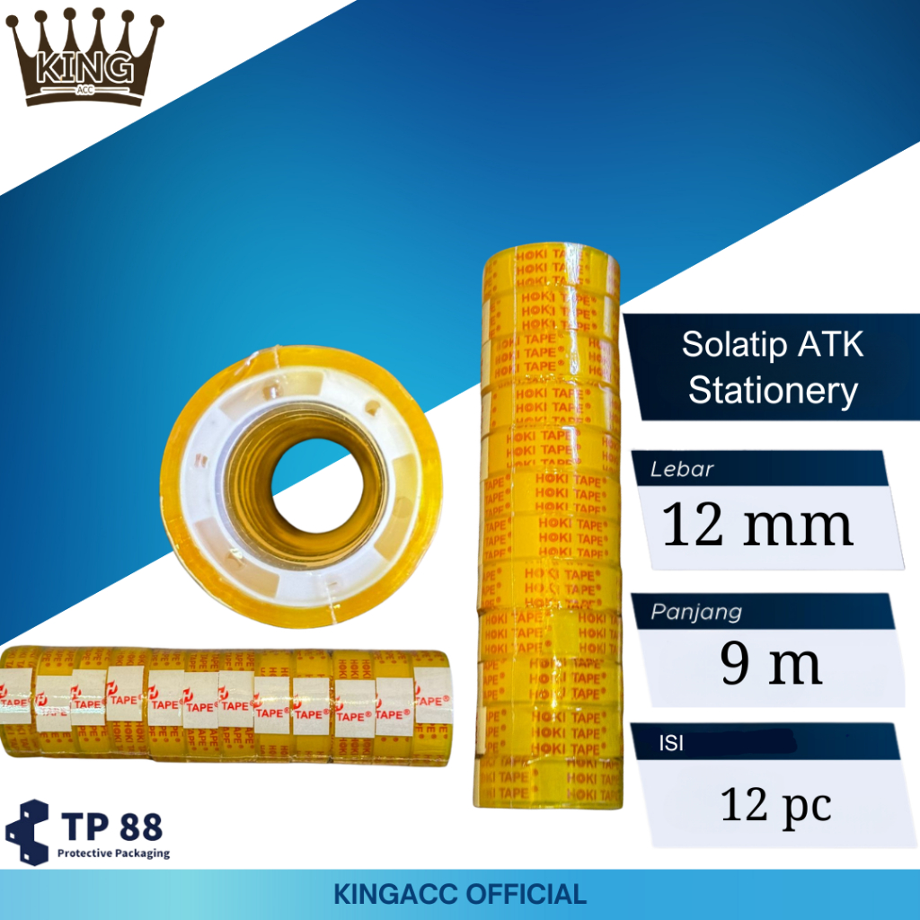 

Solatip ATK Stationery 12mm x 9m 1 slop isi 12pc