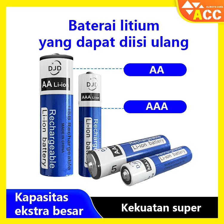 NoV ACC 2pcs 4pcs Baterai AA AAA Isi Ulang Cas Rechargeable, Baterai Cas Isi Ulang 4pcs AA 1.5V