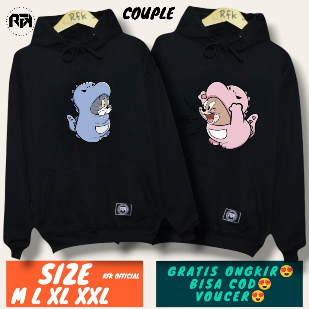 sweater couple / hoodie couple / switer couple pasangan 2 pcs / hoodie couple pasangan 2 / jaket cou