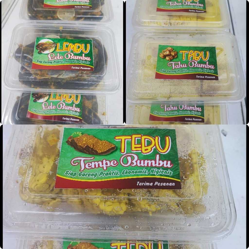 

Tempe bumbu / lele bumbu / tahu bumbu - pilih varian