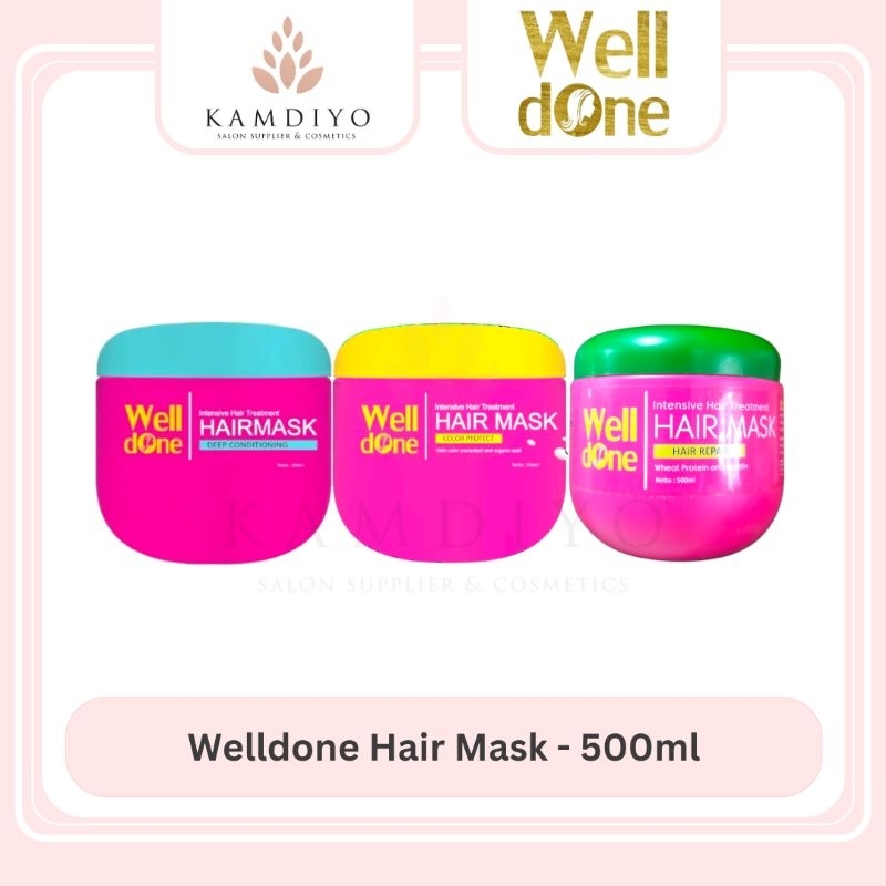 Welldone Hair Mask - 500ml | Well Done