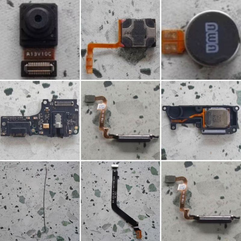 Xiaomi Redmi Note 10s Note 10 4G Bahan Kanibalan, Mesin Mati Total Matot, Konektor Cas HF, Antena, F