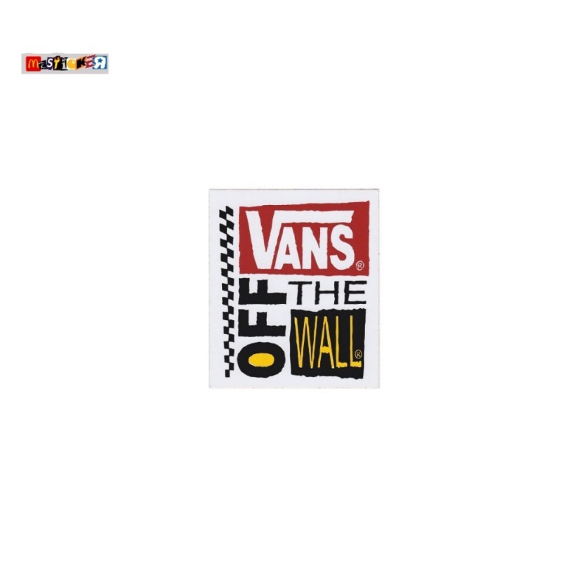 

sticker Vans Off The Wall logo retro stiker