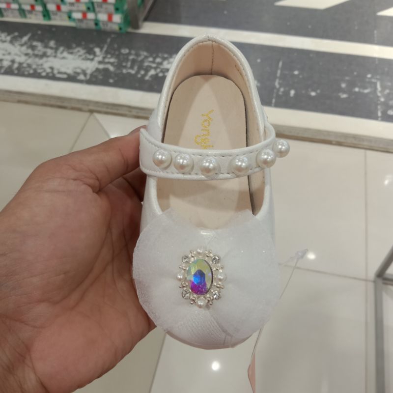 YONGKIDZ SEPATU ANAK CEWEK BALLERINA EMPUK BERLAMPU ORIGINAL