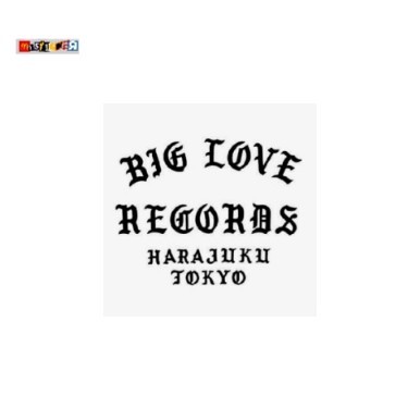 

sticker big love records harajuku tokyo logo stiker