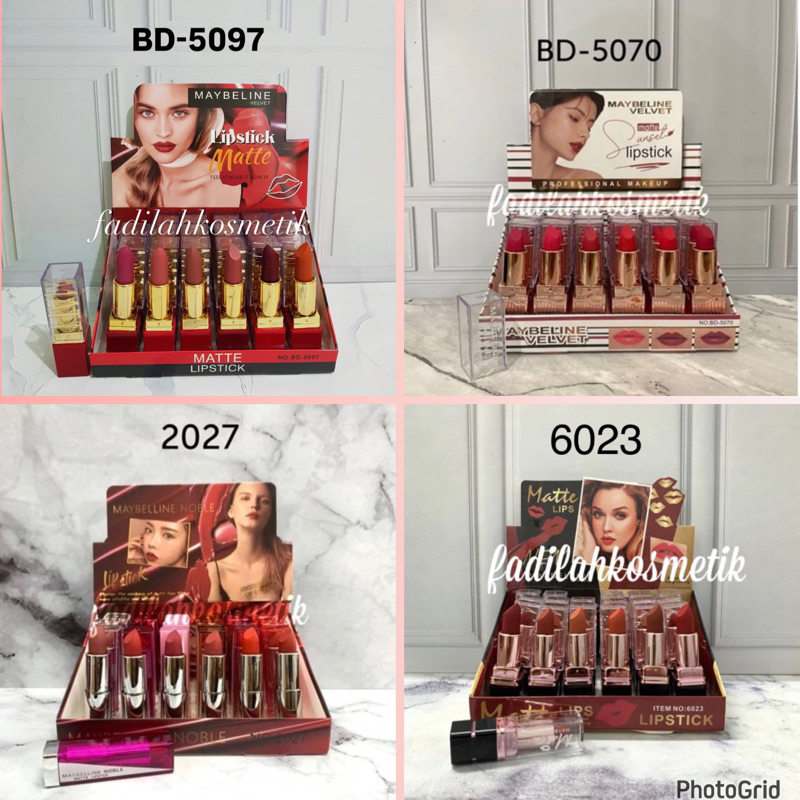 [LUSINAN] Lipstik Maybelline Matte / Lipstik Batang