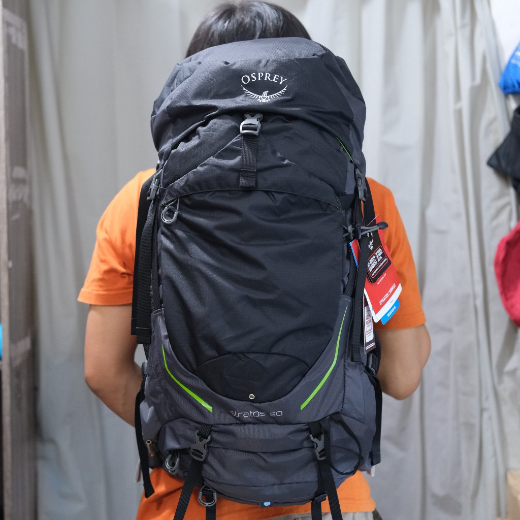 Tas Ransel Carrier Gunung Osprey Stratos 50 Liter Original
