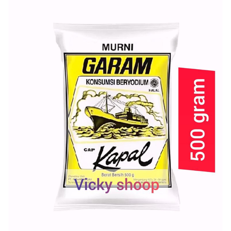 

500 gram Garam Cap kapal