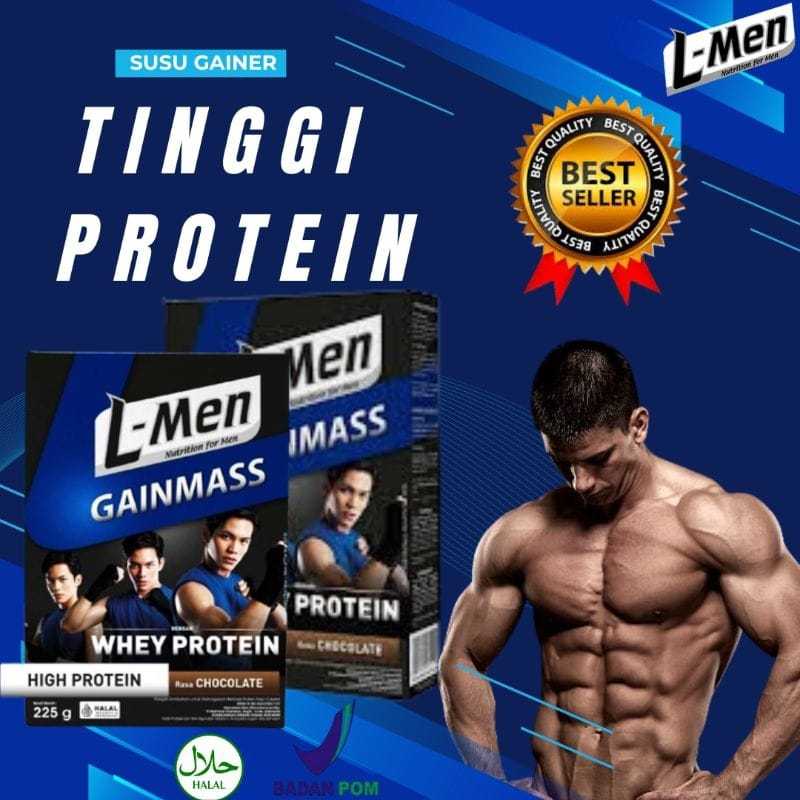 

PROMO !!! Twin Pack: L-Men Gain Mass Chocolate 500gr - 2 x 500 gram