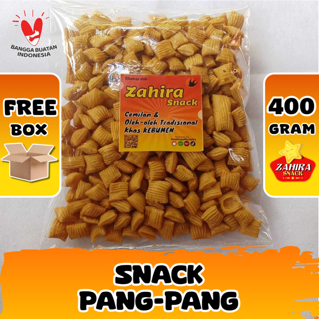 

Snack Pang-pang Pedas Manis Kue Bantal 400 gram