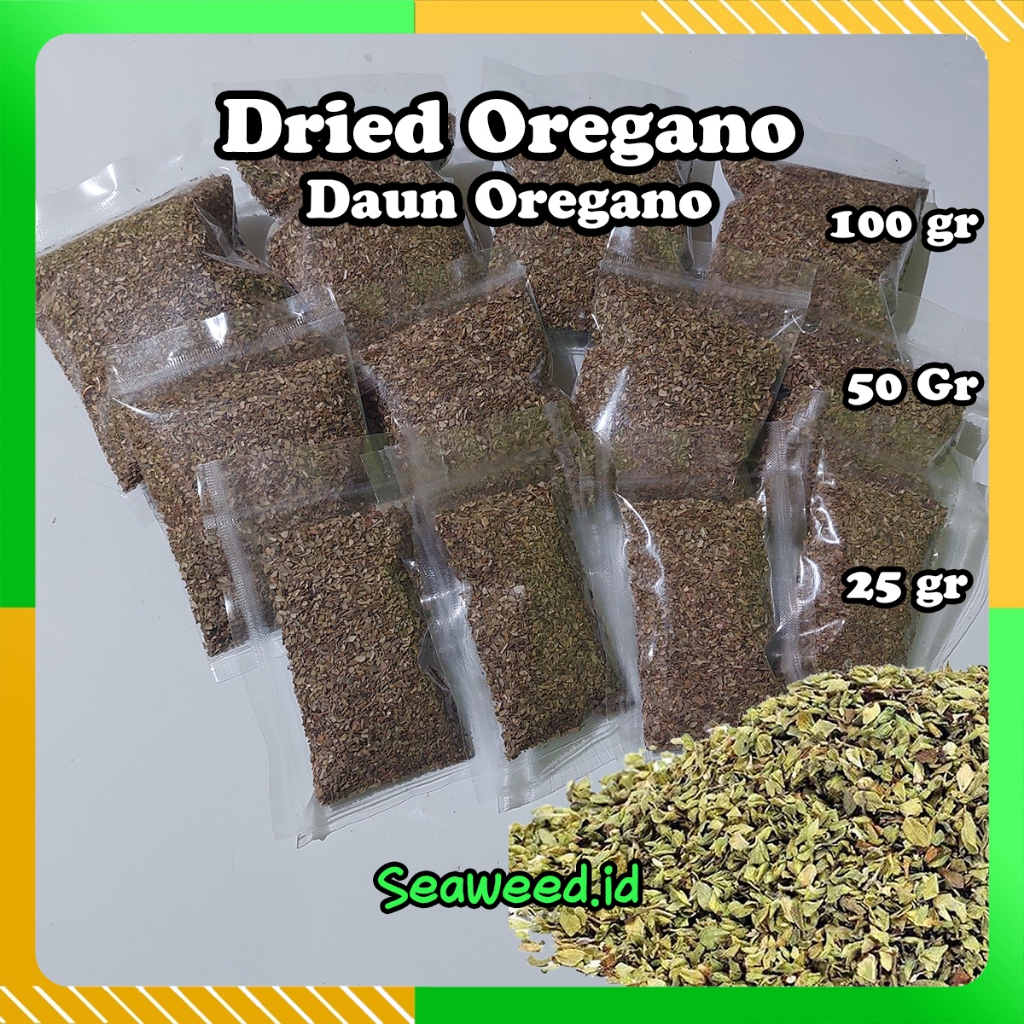 

Oregano Kering Import Oregano Flakes Daun Oregano 25 50gr 100gr