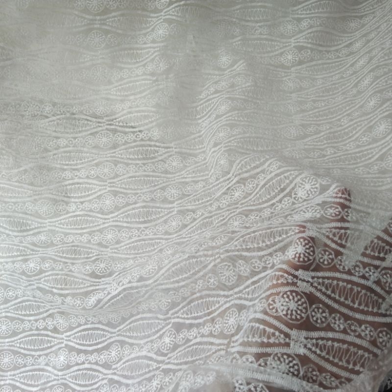 Kain organza bordir | Harga/0,5m | bahan organza bordir| bahan organza bordir | kain organza bordir.