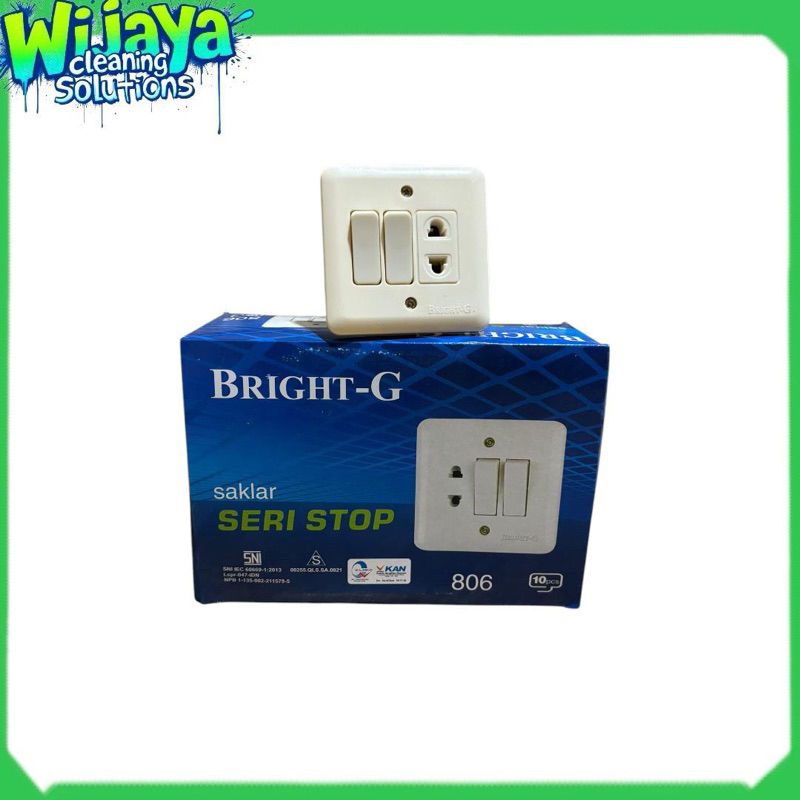 Bright G stop kontak + saklar seri BG 806 Seri stop