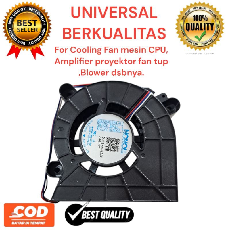 FAN 9x9 cm DC BLOWER KEONG DC 12V/KIPAS
