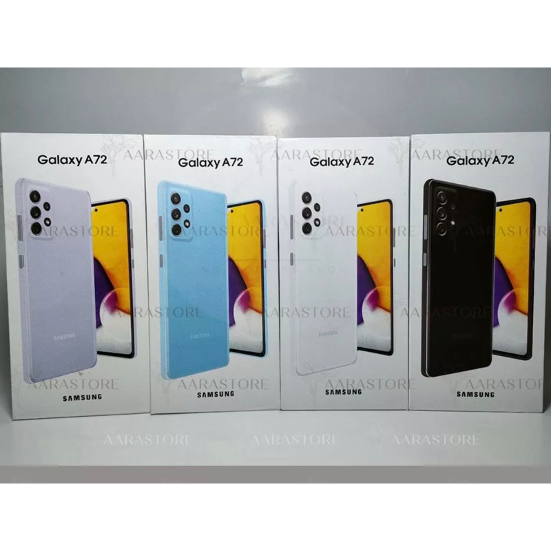 

dus box Samsung A72 ready semua warna free request sticker