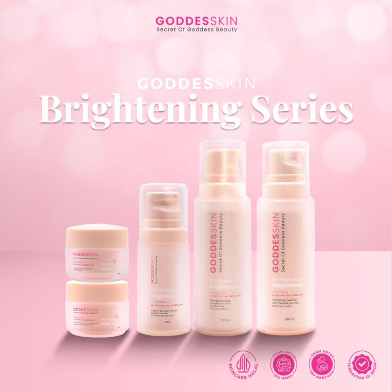 INSTANT ORIGINAL Goddesskin - GS Brightening Series - GS Acne Series - Face wash goddesskin - Toner 