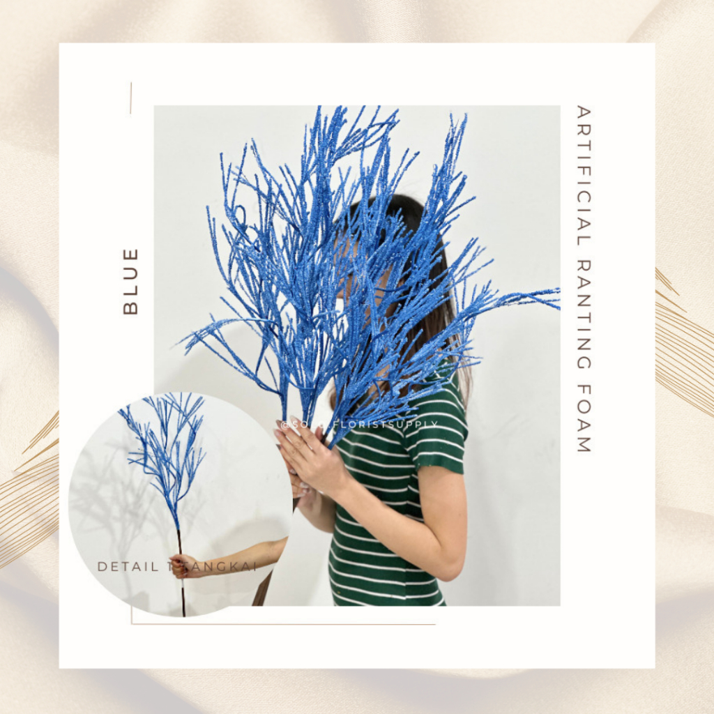 ARTIFICIAL RANTING FOAM Ranting Plastik Palsu Artificial Tanaman Tiruan Setangkai - Buket Ranting