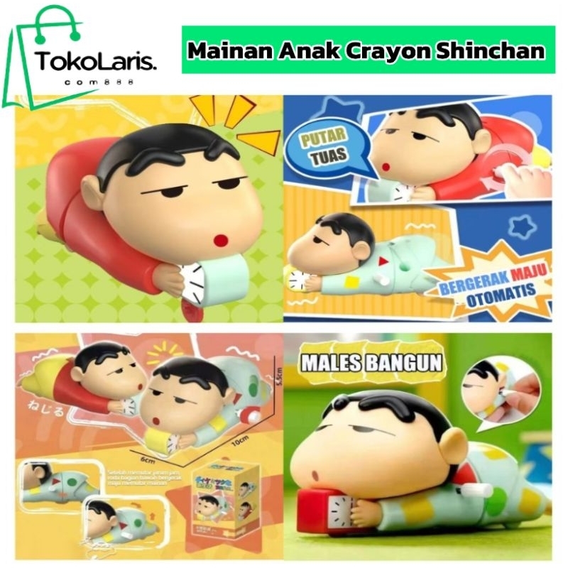 Mainan Anak Crayon Shinchan Gerak Lucu Goyang Pantat/Mainan Shinchan Dynamic Life