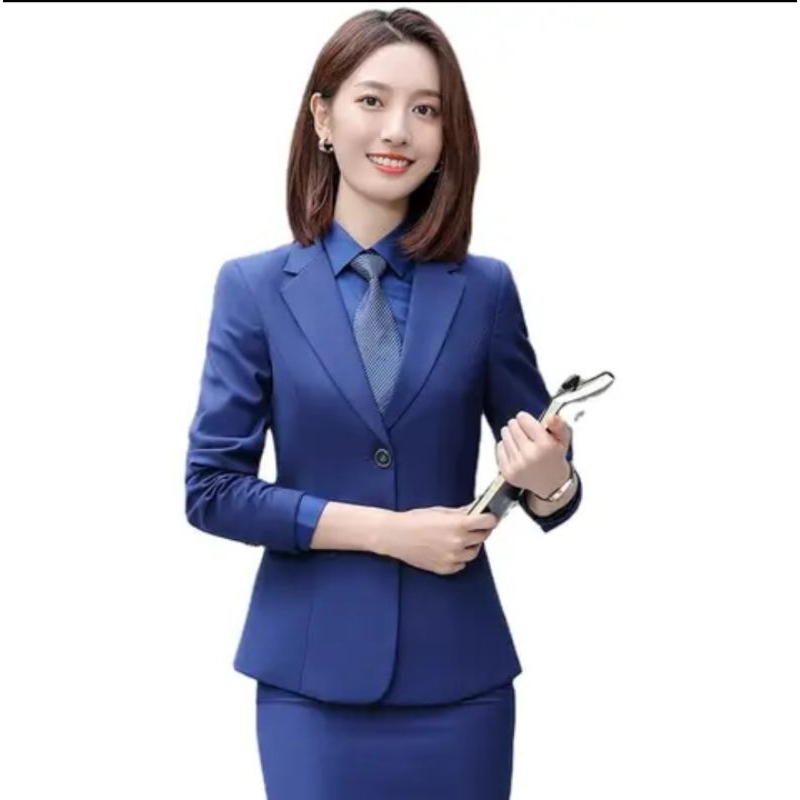 Jas Formal ATASAN JAS WANITA 2IN1 JAS FORMAL JAS WANITA SLIMFIT